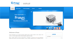 Desktop Screenshot of careers.pranastechnologies.com